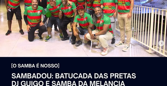🚨 ALÔ, SAMBISTAS! 🚨